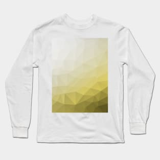 Ultimate Gray Illuminating Gradient Geometric Mesh Pattern Long Sleeve T-Shirt